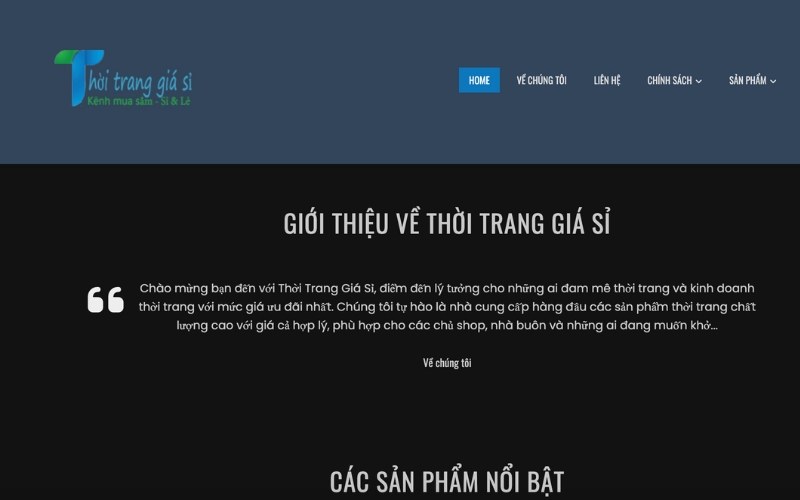 Mua quần áo sỉ trên Thoitranggiasi