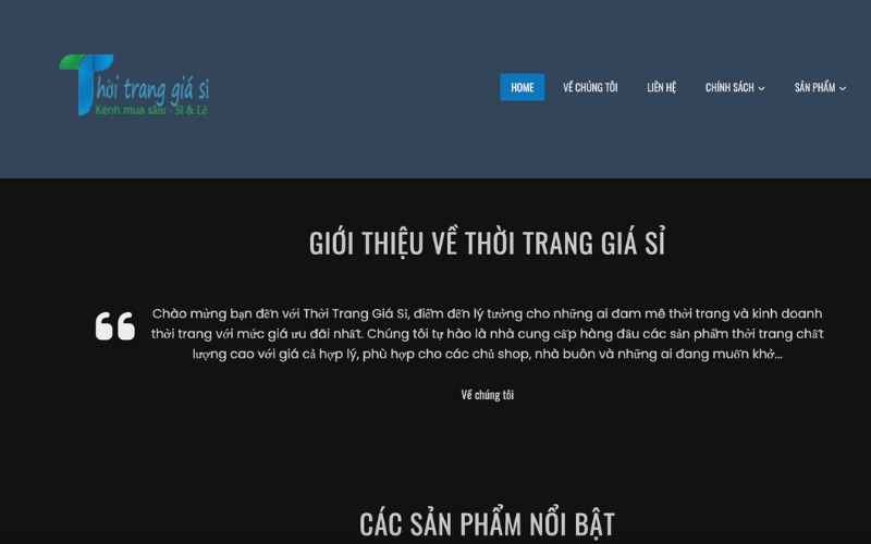 Thời Trang Giá Sỉ