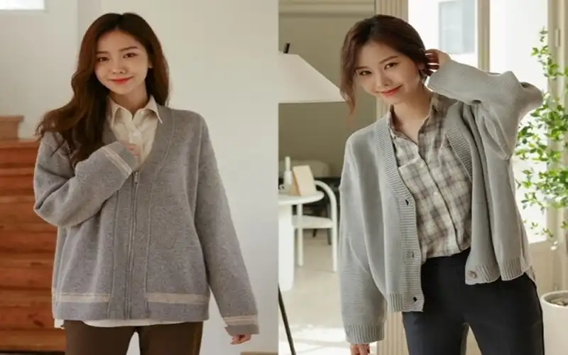 Phối Đồ Với Áo Cardigan Nữ